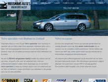 Tablet Screenshot of huijsmansautos.nl